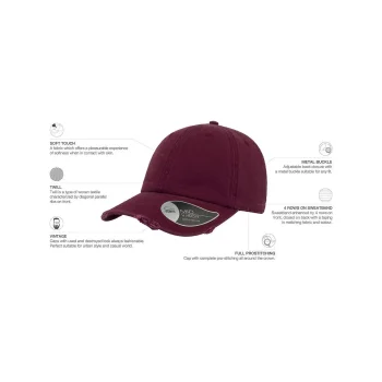 Cappellino baseball personalizzato con logo - Dad Hat Destroyed