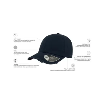 Cappellino baseball personalizzato con logo - Dad Hat Destroyed