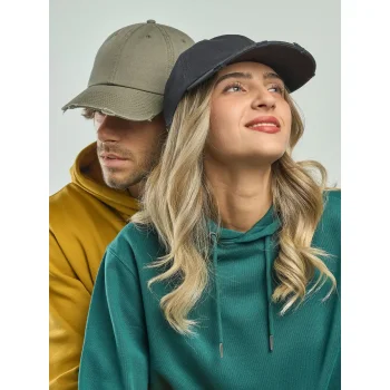 Cappellino baseball personalizzato con logo - Dad Hat Destroyed