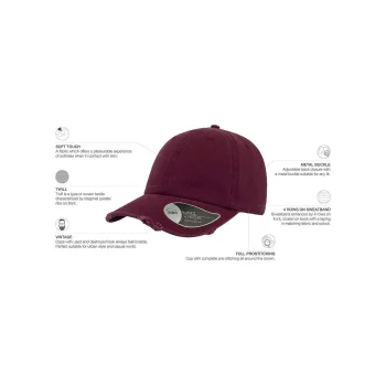 Cappellino baseball personalizzato con logo - Dad Hat Destroyed