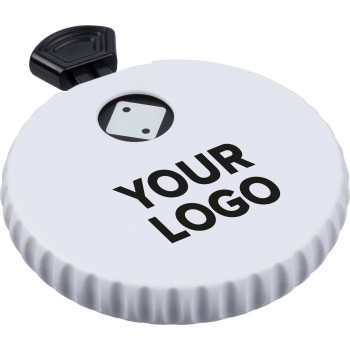 Apribottiglie personalizzati con logo - Dado meccanico in ABS riciclato Cian