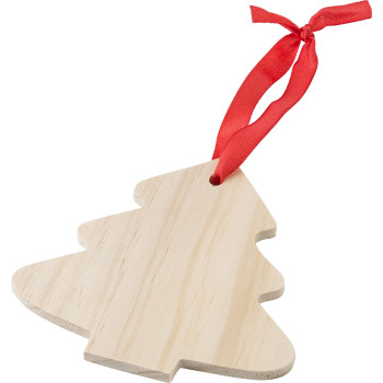 Decorazioni natalizie in legno a forma di albero di Natale Imani