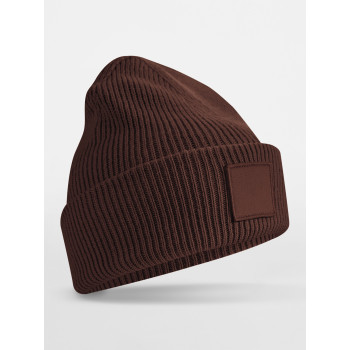 Berretti personalizzati con logo - Deep Cuffed Tonal Patch Beanie 