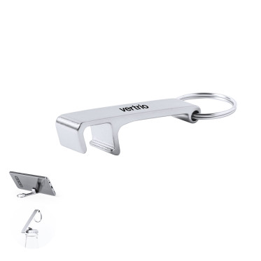 Portachiavi supporto personalizzabile in alluminio con finitura opaca