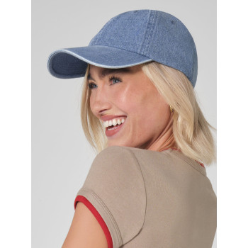 Cappellino baseball personalizzato con logo - DENIM CAP