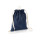 Zainetto personalizzabile in denim con doppio manico e coulisse