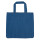 Denim shopper personalizzabile Mantis in 100% cotone organico con manici lunghi