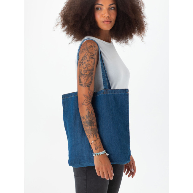 Shopper personalizzate con logo - Denim Tote Bag