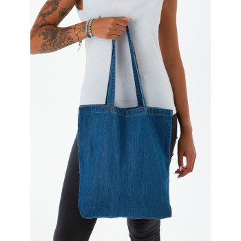 Shopper personalizzate con logo - Denim Tote Bag
