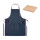 Grembiule personalizzabile in denim resistente con tasche funzionali