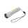 Torcia ricaricabile personalizzabile in alluminio con 8 LED e zoom