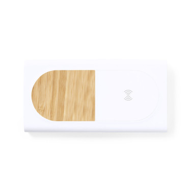 Power bank personalizzabile con caricatore wireless rapido e ecosostenibile