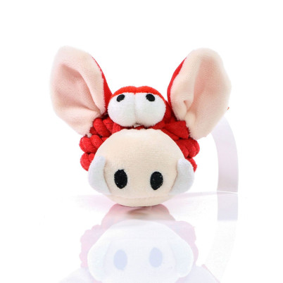 Dog toy knotted animal boar
