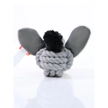 Dog toy knotted animal donkey