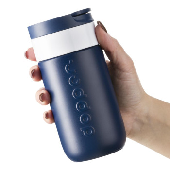 Borraccia in acciaio personalizzata - Dopper, tazza da viaggio 300 ml