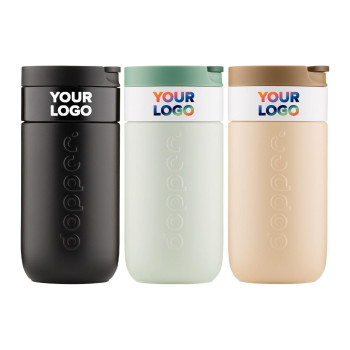 Borraccia in acciaio personalizzata - Dopper, tazza da viaggio 300 ml