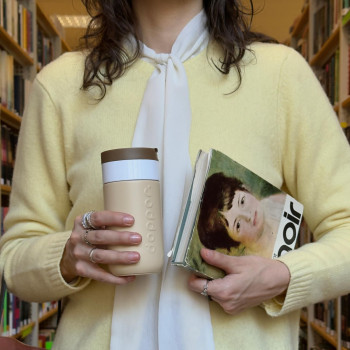 Borraccia in acciaio personalizzata - Dopper, tazza da viaggio 300 ml