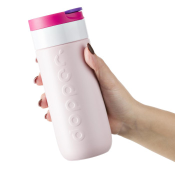 Borraccia in acciaio personalizzata - Dopper, tazza da viaggio 300 ml