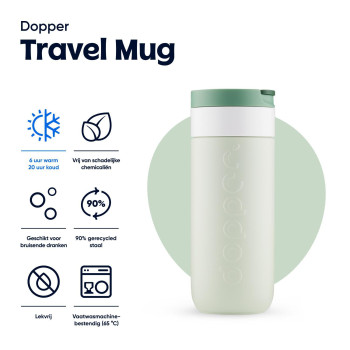Borraccia personalizzata con logo - Dopper, tazza da viaggio 400 ml