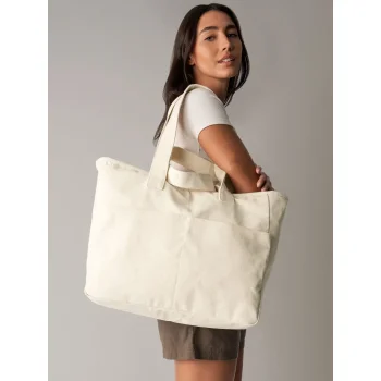 Double Handle Cargo Pocket Tote