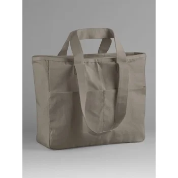 Double Handle Cargo Pocket Tote