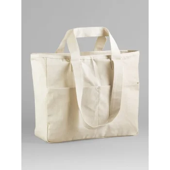 Double Handle Cargo Pocket Tote