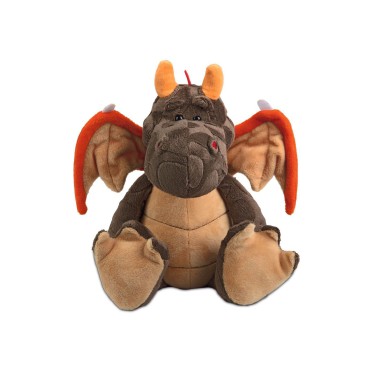 Peluche drago personalizzato MBW 24 cm in morbido poliestere
