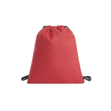Drawstring Bag personalizzabile Halfar in 100% rPET con tasca interna con zip