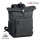 Zaino waterproof in PU soft touch con doppia capacità e tasche imbottite