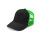 Mesh Cotton Cap personalizzabile Black Spider con visiera pre-curvata e mesh traspirante