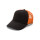 Mesh Cotton Cap personalizzabile Black Spider con visiera pre-curvata e mesh traspirante