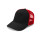 Mesh Cotton Cap personalizzabile Black Spider con visiera pre-curvata e mesh traspirante