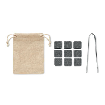 Prodotti cocktail personalizzati con logo - DUNDALK - Set whisky in bamboo