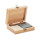 Set whisky personalizzato in bamboo con cubetti in pietra e pinze