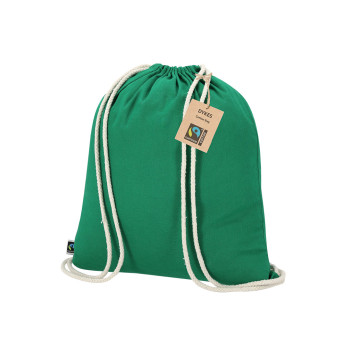 Zaini con lacci personalizzati con logo - Dykes Fairtrade