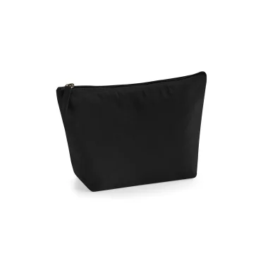 Pochette personalizzabile Westford Mill in cotone organico con zip coordinata