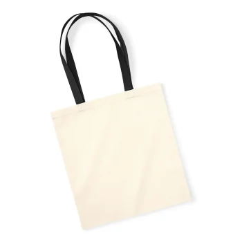 Shopper personalizzate con logo - EarthAware™ Organic Bag for Life - Contrast Handles