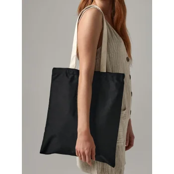 Shopper personalizzate con logo - EarthAware™ Organic Bag for Life - Contrast Handles