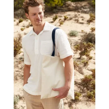 Shopper personalizzate con logo - EarthAware™ Organic Bag for Life - Contrast Handles