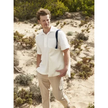 Shopper personalizzate con logo - EarthAware™ Organic Bag for Life - Contrast Handles