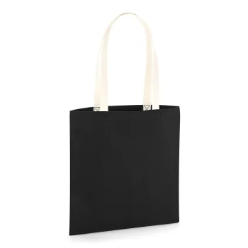 Shopper personalizzate con logo - EarthAware™ Organic Bag for Life - Contrast Handles