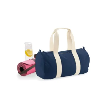 Borsa da palestra personalizzata - EarthAware Organic Barrel Bag