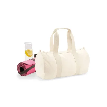 Borsa da palestra personalizzata - EarthAware Organic Barrel Bag