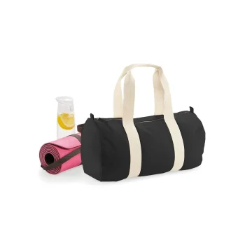 Borsa da palestra personalizzata - EarthAware Organic Barrel Bag