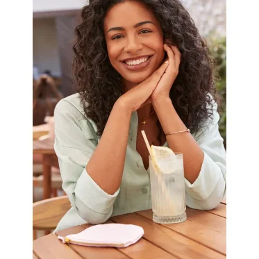 Astuccio personalizzabile Westford Mill in cotone canvas organico 14,5x11 cm