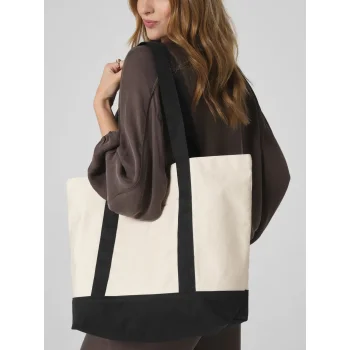 Shopper personalizzate con logo - EarthAware Organic Varsity Shopper