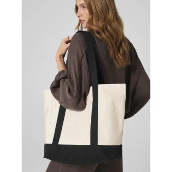 Shopper personalizzate con logo - EarthAware Organic Varsity Shopper
