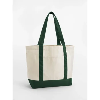 Shopper personalizzate con logo - EarthAware Organic Varsity Shopper