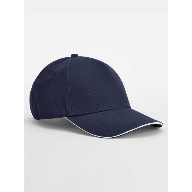 Cappellino 5 pannelli personalizzato - EarthAware® Classic Organic Cotton 5 Panel Cap -  Sandwich Peak