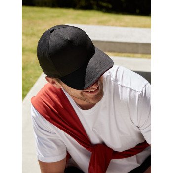 Cappellino 5 pannelli personalizzato - EarthAware® Classic Organic Cotton 5 Panel Cap -  Sandwich Peak